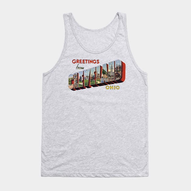 Greetings from Cleveland Ohio Tank Top by reapolo